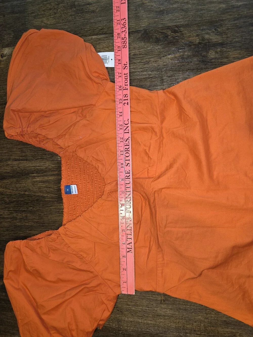Old Navy bright orange